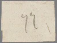 L 02295
<br/>
Label met opschrift
<br/>
<em>Escher von der Linth, Johannes Conrad (1767-1823)</em>